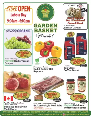 The Garden Basket (valid until 9-09)
