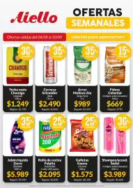 Catálogo Supermercados Aiello semana 36 Página 1: Gaona galletas (recreo) €1.575,00, Celestial fideos €669,00