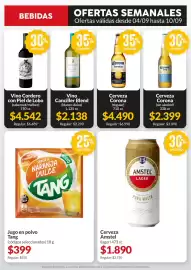 Catálogo Supermercados Aiello semana 36 Página 8: Tang jugo en polvo €399,00, Amstel lager €1.890,00