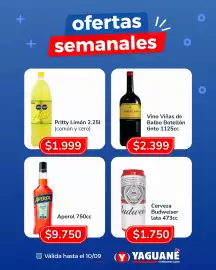 Catálogo Yaguane Supermercados semana 36 Página 5: Pritty limón €1.999,00, Viñas de Balbo vino tinto €2.399,00