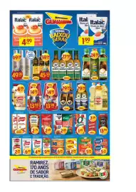 Encarte Supermercados Guanabara Página 3: Azeite Extravirgem Andorinha Seleção €29,98, Passata italiana ottima €13,98