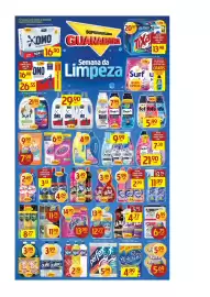 Encarte Supermercados Guanabara Página 8: Amaciante concentrado downy €9,99, Perfumes lavanda e rosas €4,77