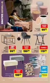 Carrefour gazetka Strona 16: Zestaw 2 stolików kawowych €99,99, Stół NITO €119,00