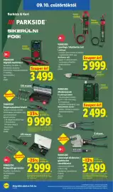 Lidl akciós újság hét 37 Oldal 10: Parkside szegecsanyahúzó készlet €9.999,00