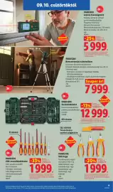 Lidl akciós újság hét 37 Oldal 9: Parkside VDE-fogó €1.999,00, Parkside VDE-csavarhúzókészlet €1.999,00