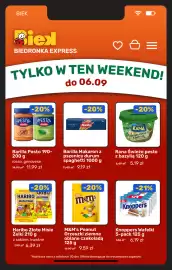 Biedronka gazetka Strona 4: Barilla Makaron z pszenicy durum spaghetti 1000 g €9,19, Knoppers Wafelki 5-pack 125 g €6,19