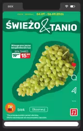 Biedronka gazetka Strona 6: Winogrono jasne bezpestkowe luz €15,99