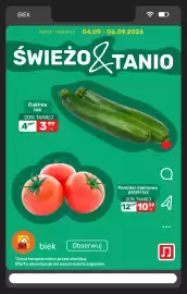 Biedronka gazetka Strona 7: Cukinia luz €3,99, Pomidor malinowy polski luz €10,39