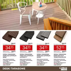 Abra gazetka Strona 17: Deska Tarasowa Mercado Optimum Antracyt €34,95, Deska Tarasowa Mercado Optimum Szary €34,95
