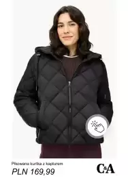 C&A gazetka tydzień 36 Strona 4: Pikowana kurtka z kapturem C & A €169,99