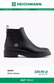 Deichmann gazetka tydzień 36 Strona 2: Botki chelsea Esprit €249,99