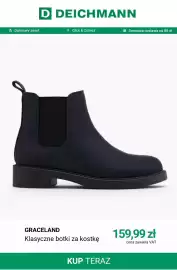 Deichmann gazetka tydzień 36 Strona 3: Klasyczne botki za kostkę Graceland €159,99