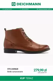 Deichmann gazetka tydzień 36 Strona 7: Botki sznurowane 5th Avenue €279,99