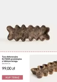 Homla gazetka tydzień 36 Strona 11: Taca dekoracyjna Elysian prostokątna o falistym brzegu 36x14x4 cm €99,00