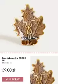 Homla gazetka tydzień 36 Strona 2: Taca dekoracyjna Crispo liść 23x19x3,5 cm €39,00