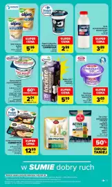 Carrefour gazetka Strona 31: Śmietana bez laktozy MLEKOVITA €3,69, Jogurt naturalny wysokobiałkowy CARREFOUR €2,99