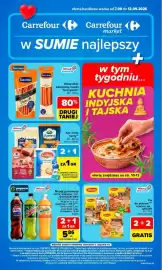 Carrefour gazetka tydzień 37 Strona 1: Ser żółty tarty €1,00, Napój gazowany PEPSI, MIRINDA, 7UP, MOUNTAIN DEW €5,86