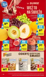 Carrefour gazetka tydzień 37 Strona 20: Melon żółty €5,99, Brzoskwinie PARAGUAYO €7,99