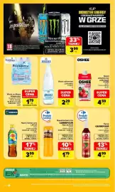 Carrefour gazetka tydzień 37 Strona 36: Napój izotoniczny CARREFOUR MAX ACTION €1,79, Woda mineralna JURAJSKA €2,29