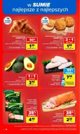 Carrefour gazetka tydzień 37 Strona 4: Croissant maślany CARREFOUR €1,34, Awokado HASS €3,50