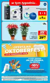 Carrefour gazetka tydzień 37 Strona 44: Lilia 4-pędowa €29,99, NIVEA Men Active Clean €1,00