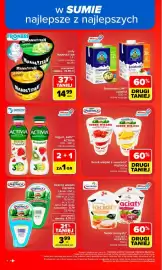 Carrefour gazetka tydzień 37 Strona 6: Lody MANHATTAN €14,99, Jogurt, kefir ACTIVIA €1,00