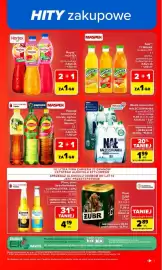 Carrefour gazetka tydzień 37 Strona 9: Woda mineralna NAŁĘCZOWIANKA €1,99, Napój HOREX €1,00