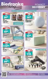 Biedronka gazetka Strona 4: Mata do ćwiczeń Home Mat €119,90, Torba na matę €64,90