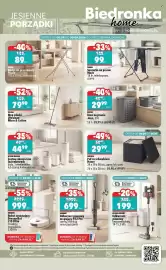Biedronka gazetka Strona 5: Puf ze schowkiem Home €29,99, Deska do prasowania Picalo €89,00