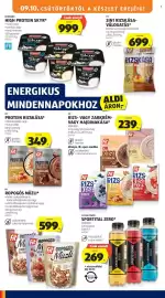 ALDI akciós újság hét 37 Oldal 20: Fit rizs- vagy zabkrém- vagy hajdinakása €239,00, Flying Power sportital zero €269,00