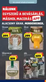 ALDI akciós újság hét 37 Oldal 27: Bon-ri bulgur €299,00, Bon-ri tarkabab €399,00