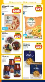ALDI akciós újság hét 37 Oldal 32: Cucina penne vagy orsótészta €245,00, Wonnemeyer antipasti €699,00