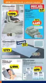 ALDI akciós újság hét 37 Oldal 34: Novitesse fürdőkád- vagy saunapárna €4.999,00, Novitesse fürdőszobaszőnyeg €19.999,00