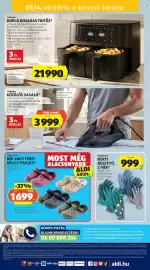 ALDI akciós újság hét 37 Oldal 52: Gardenline kerti kesztyű €999,00, Ambiano gőzölős vasaló €3.999,00