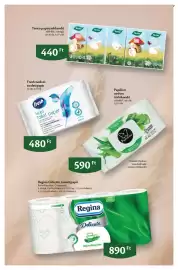 EcoFamily akciós újság Oldal 14: Regina delicate toalettpapír €890,00, Tento papírzsebkendő €440,00