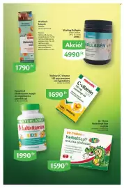 EcoFamily akciós újság Oldal 4: Vitaking kollagén €4.990,00, Herbiovit krémek €1.790,00