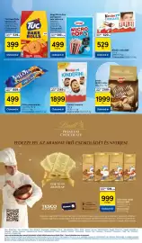 Tesco akciós újság hét 37 Oldal 23: PILÓTA Piskótatallér €499,00, KINDER Csokoládé €529,00