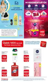 Tesco akciós újság hét 37 Oldal 26: NIVEA INTIMO INTIM MOSAKODÓGÉL €1.549,00, Palmolive Naturals Tusfürdő €749,00