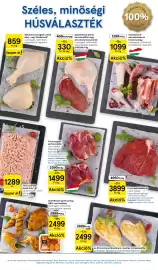 Tesco akciós újság hét 37 Oldal 3: Vákuumcsomagolt csirke alsó- vagy felsőcomb €859,00, Friss marhalábszár €3.899,00