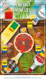 Tesco akciós újság hét 37 Oldal 7: Sierra Tequila €7.299,00, Don Julio Blanco tequila €23.690,00