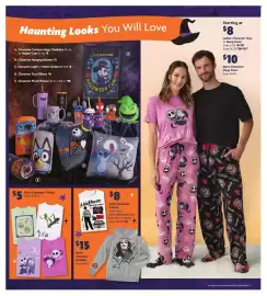 Family Dollar weekly ad Page 8: Kids' Character T-Shirts €5,00, Ladies' Character Tops or Sleep Pants €8,00