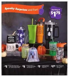 Family Dollar weekly ad Page 9: Halloween Stainless Steel Tumbler with Handle €1,75