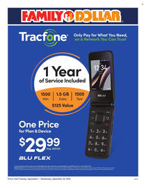 Family Dollar weekly ad Page 2: Blu Flex €29,99