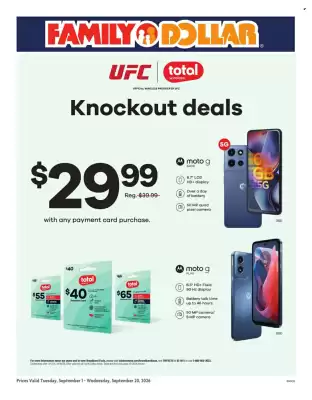 Family Dollar (valid until 30-09)