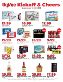 Hy-Vee weekly ad Page 1: Angry Orchard hard cider €16,99, Samuel Adams October Fest €16,99