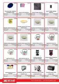 KitKat Cash and Carry catalogue week 36 Page 30: ENAMEL WASH BASIN 50CM €130,00, ENAMEL WASH BASIN 70CM €300,00