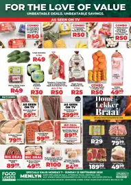 Food Lover's Market catalogue week 37 Page 1: 16-Piece Chicken Braai Packs €49,99, Food Lovers Potjie Potatoes €25,00