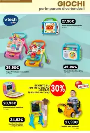 Volantino Paniate Pagina 40: Vtech Il mio Primo Libro Illustrato €27,90, Super Primi Passi Parlante 2in1 €39,90