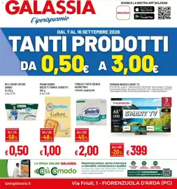 Volantino Galassia Pagina 1