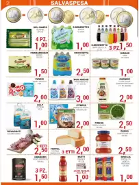 Volantino Supermercati Spesa Mia Pagina 2: San Benedetto Ecogreen €1,00, Acqua naturale Rocchetta €2,50